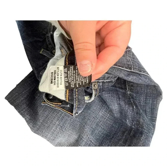 Hudson Men's Dark Wash Blue Jeans Size 36 - Picture 3 of 9